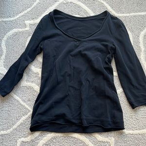 lululemon 3/4 sleeve v-neck